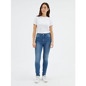 Blue High Waisted Skinny Jeans | Women | George at ASDA