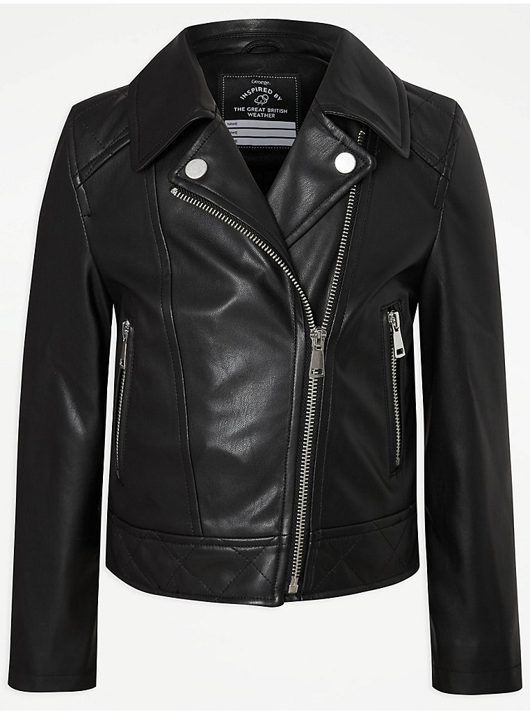 The Iridescent Leather Biker Jacket