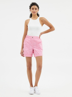 Pink Knee Length Shorts Women at ASDA