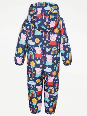 Peppa Pig Navy Outdoor Snowsuit and Mittens