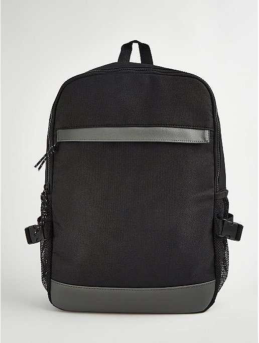 Black Plain Backpack | Men | George at ASDA