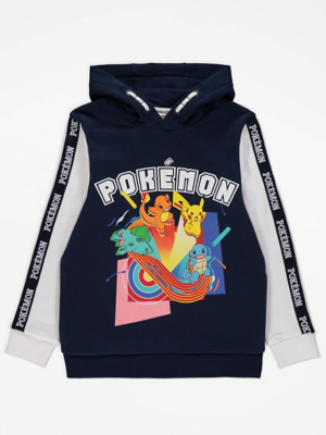 Pokémon Navy Character Hoodie Kids at ASDA