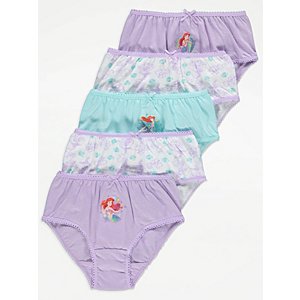 7-pack Cotton Briefs - Light purple/Disney princesses - Kids