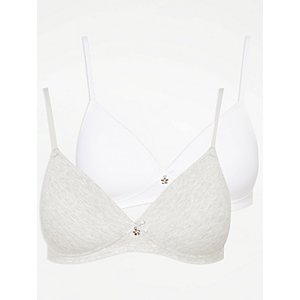 Non Wired First Bras 2 Pack