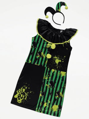 Clown Matching Adults Halloween Family Fancy Dress Costume Women at ASDA