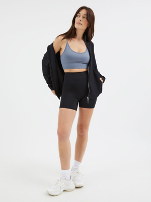 Black Active Sports Shorts Women at ASDA