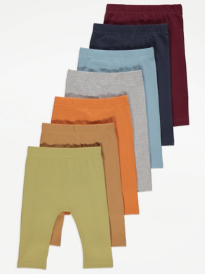 Leggings 7 Pack Baby at ASDA