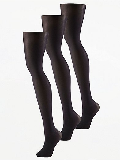 100 denier super-opaque tights, Sensation, black, Women's socks