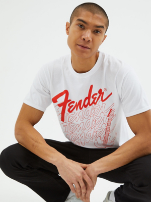 T-shirt Fender Aromatic Filler Officiel - Coupe Classique, Léger, Manches à Double Couture - Vêtement Musique Rock