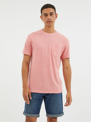 Pink Pocket TShirt Men at ASDA