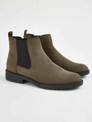 Khaki Chelsea Boots Women at ASDA