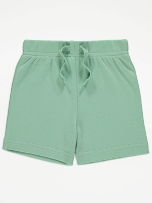 Green Jersey Shorts Baby at ASDA