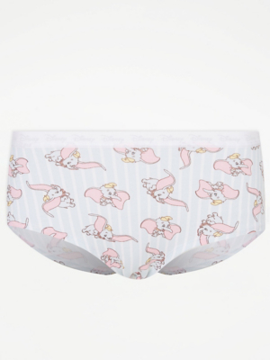 Disney Dumbo Striped Short Knickers Lingerie at ASDA