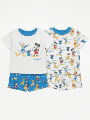 Disney 100 Character Short Pyjamas Pack