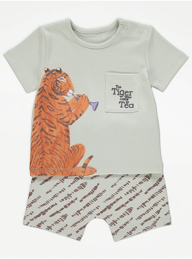 The Tiger Who Came To Tea Top and Shorts Outfit | Baby | George at ASDA