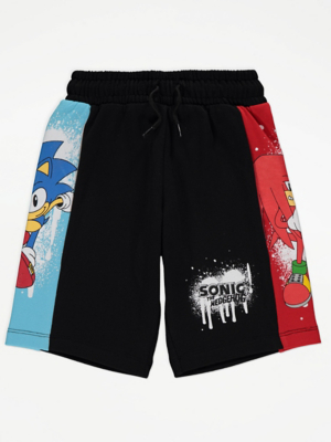 Sonic The Hedgehog Jersey Shorts Kids at ASDA