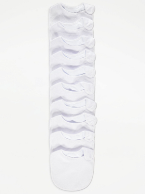 White Towelling Bibs 10 Pack Baby at ASDA