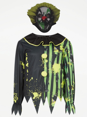 Clown Adults Matching Family Halloween Fancy Dress Costume Men at ASDA