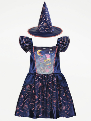 Peppa Pig Witch Hat Halloween Fancy Dress Costume Kids at ASDA