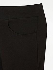 Ashlawn School Girls Standard Fit Black Trousers with 'AS' logo