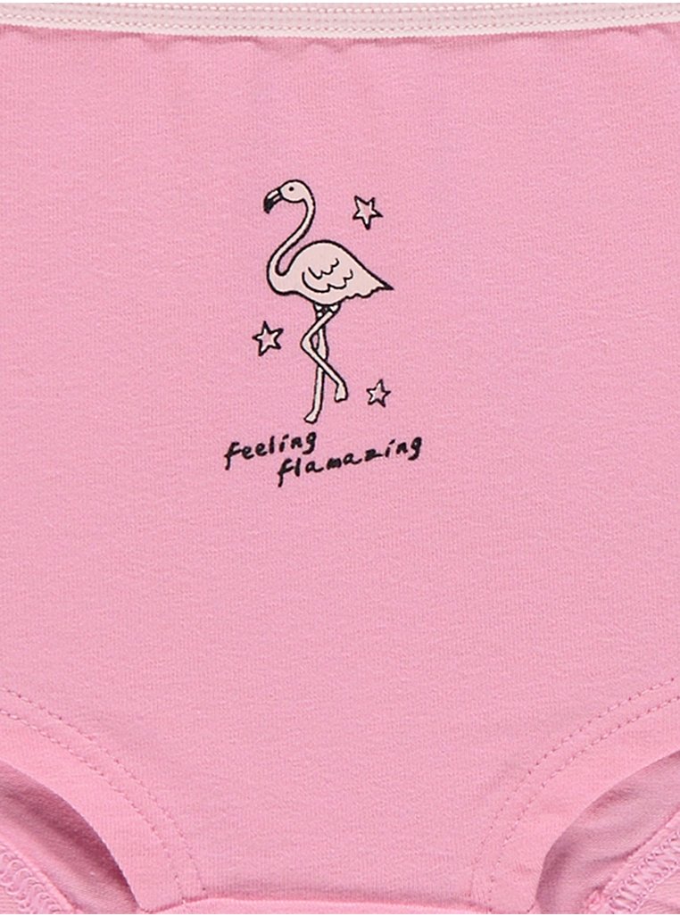 Pink Flamingo Print Shorts 7 Pack, Kids