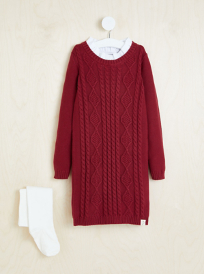 burgundy jumper dress uk Joe Browns Jumper Dress UK 26 Red Womenswear
