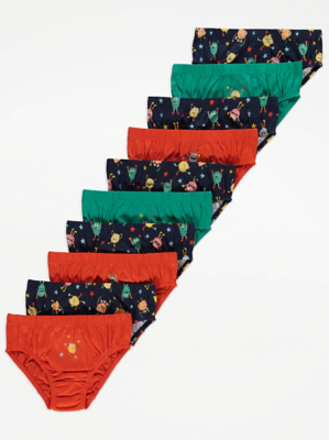 Bright Monster Briefs 10 Pack