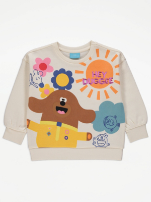 Sweat-Shirt Hey Duggee "YAY" à Capuche - Rayures Arc-En-Ciel - Pour Garçon - 57% Coton