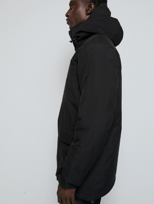 Black Parka Coat Men at ASDA