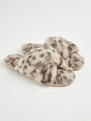 asda leopard print sandals