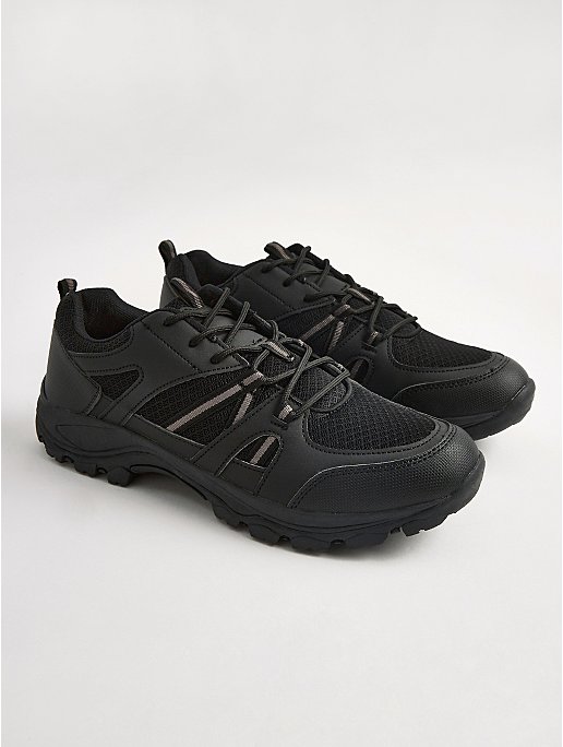 Black Outdoor Trainers | Men | George at ASDA