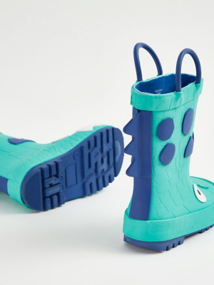 Aqua Dinosaur Wellington Boots Kids George at ASDA