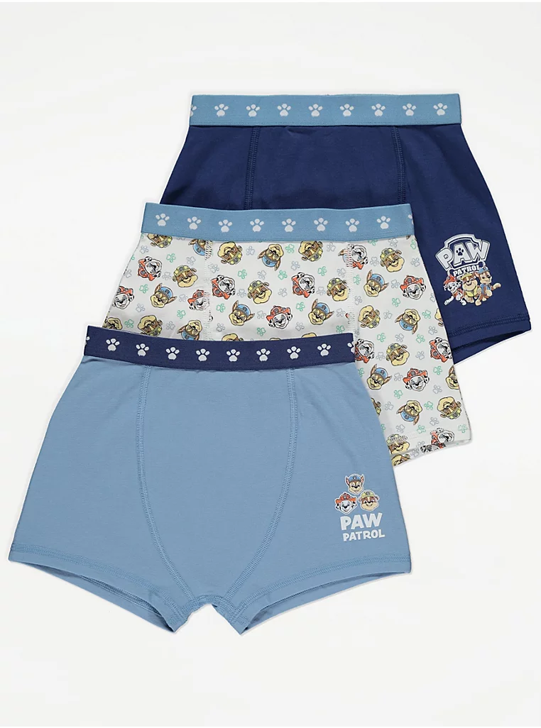PAW Patrol Character Blue Trunks 3 Pack