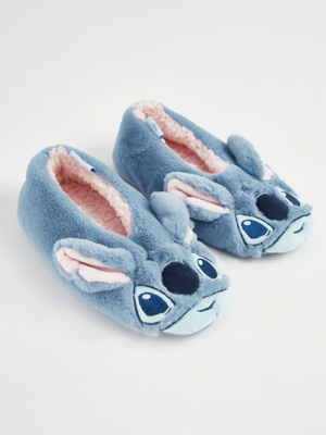 Disney Lilo & Stitch Faux Fur Slippers Kids at ASDA