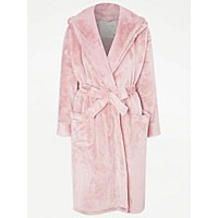 Pink Plush Dressing Gown | Lingerie | George at ASDA
