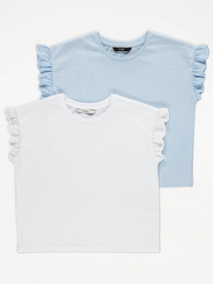 BABIES LONG SLEEVE TOP WITH FRILL DAWN OF UNIVERSE main image 1