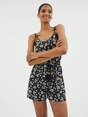Daisy Print Playsuit Women at ASDA