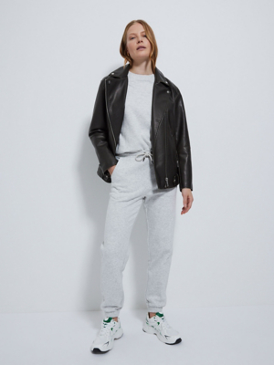 Grey Fleece Lined Joggers Women at ASDA