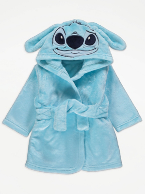 Disney Lilo Stitch Grey Striped Pyjamas and Dressing Gown Set