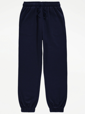 Navy Plain Joggers