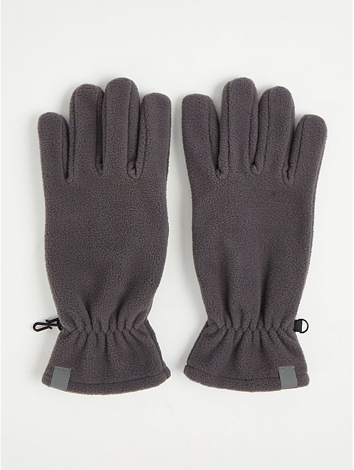 Grey Fleece Gloves | Men | George at ASDA