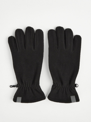 Black Fleece Gloves Men at ASDA
