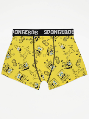 SpongeBob SquarePants Yellow Trunks Men at ASDA
