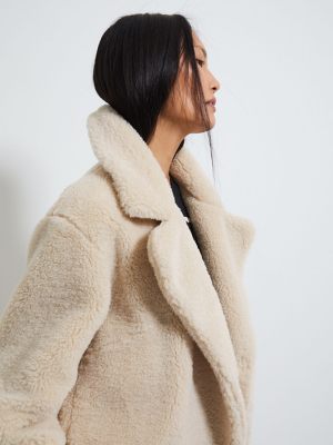 Camille Cocoon Hallhuber Fake Fur Mantel Kunstfellmäntel Günstig