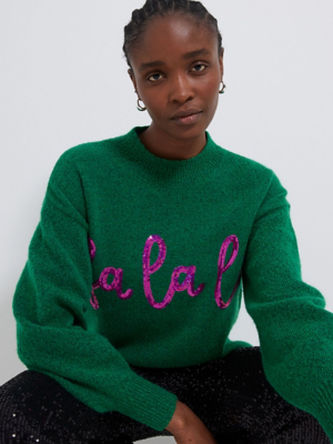 Asda Smart Price Christmas Asda Christmas Tops For Ladies Green Fa