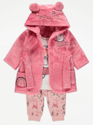 Kids Pajamas Pyjama Peppa Pig Velours Brand Threads Kids' Peppa