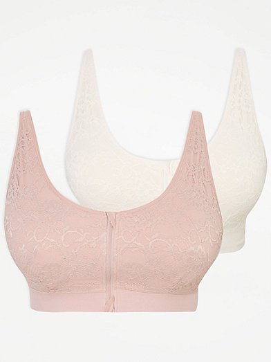 Post Surgery Lace Non Padded Non Wired Bras 2 Pack, Sale & Offers