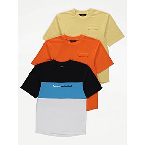 Future Unlimited Pocket T-Shirts 3 Pack