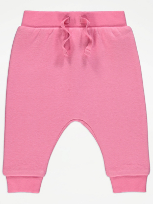 Bright Pink Joggers Baby at ASDA