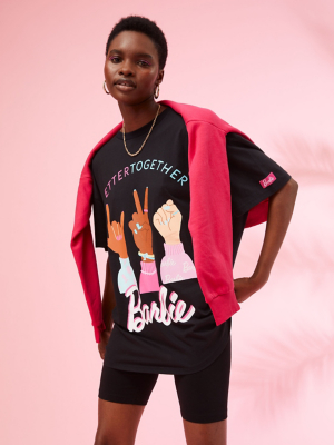 G21 Barbie Black Better Together TShirt Women at ASDA
